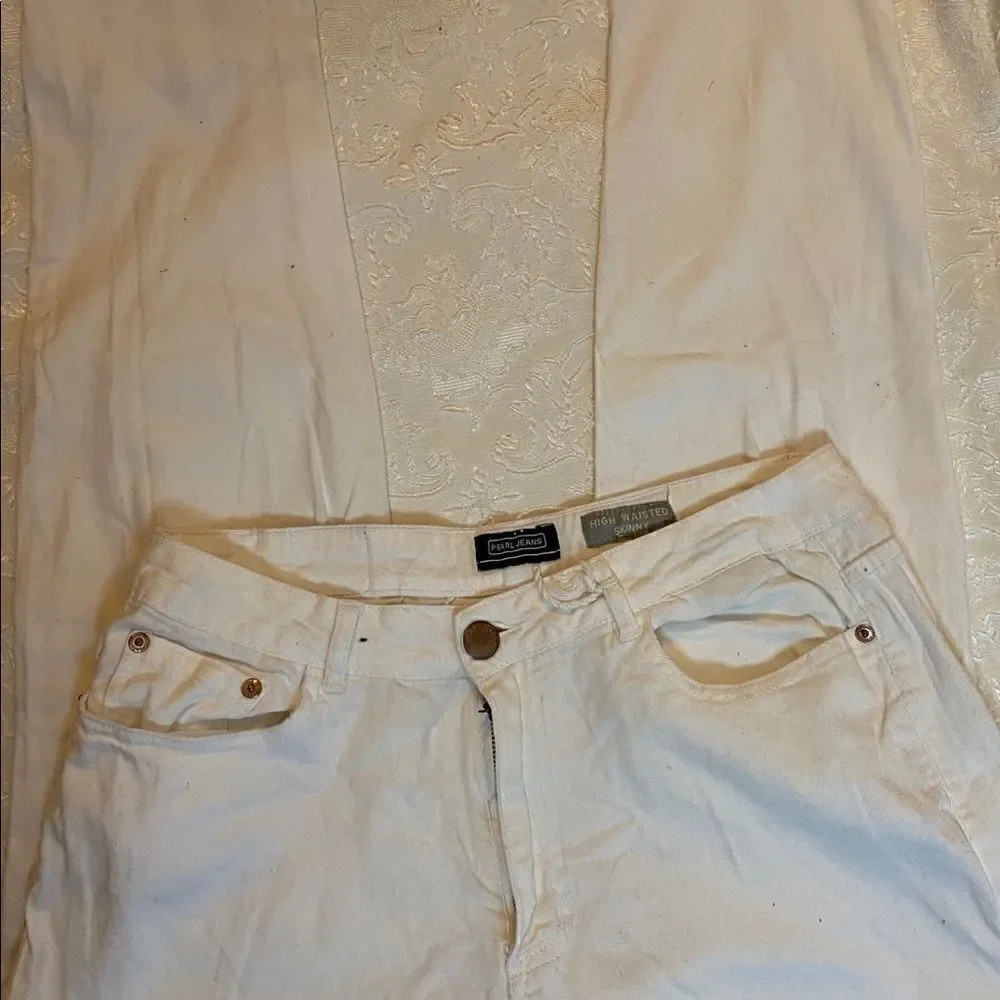 Pearl High waisted skinny  fashion jeans size:11